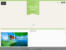 Tablet Screenshot of hotelzumhasen.com